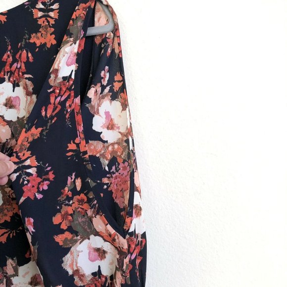 Lulus Shifting Dears Navy Blue Floral Print Dress - Picture 6 of 12